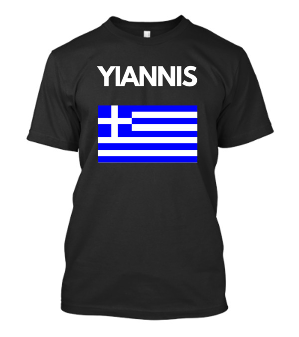Yiannis Greek Name Greek Flag T-Shirt