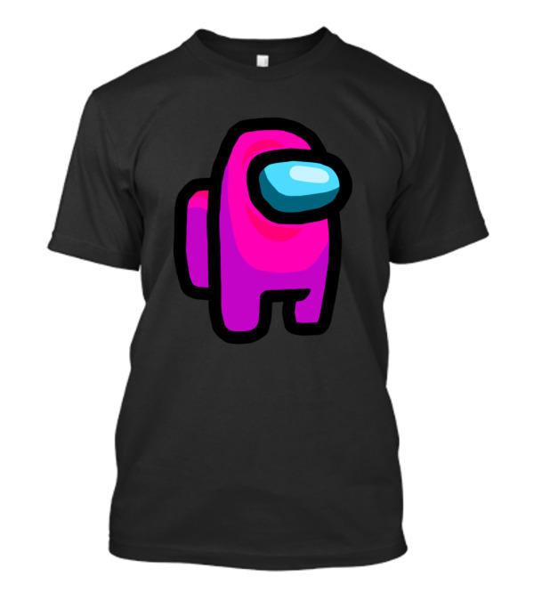 Among Us Pink Crewmate Icon T-Shirt