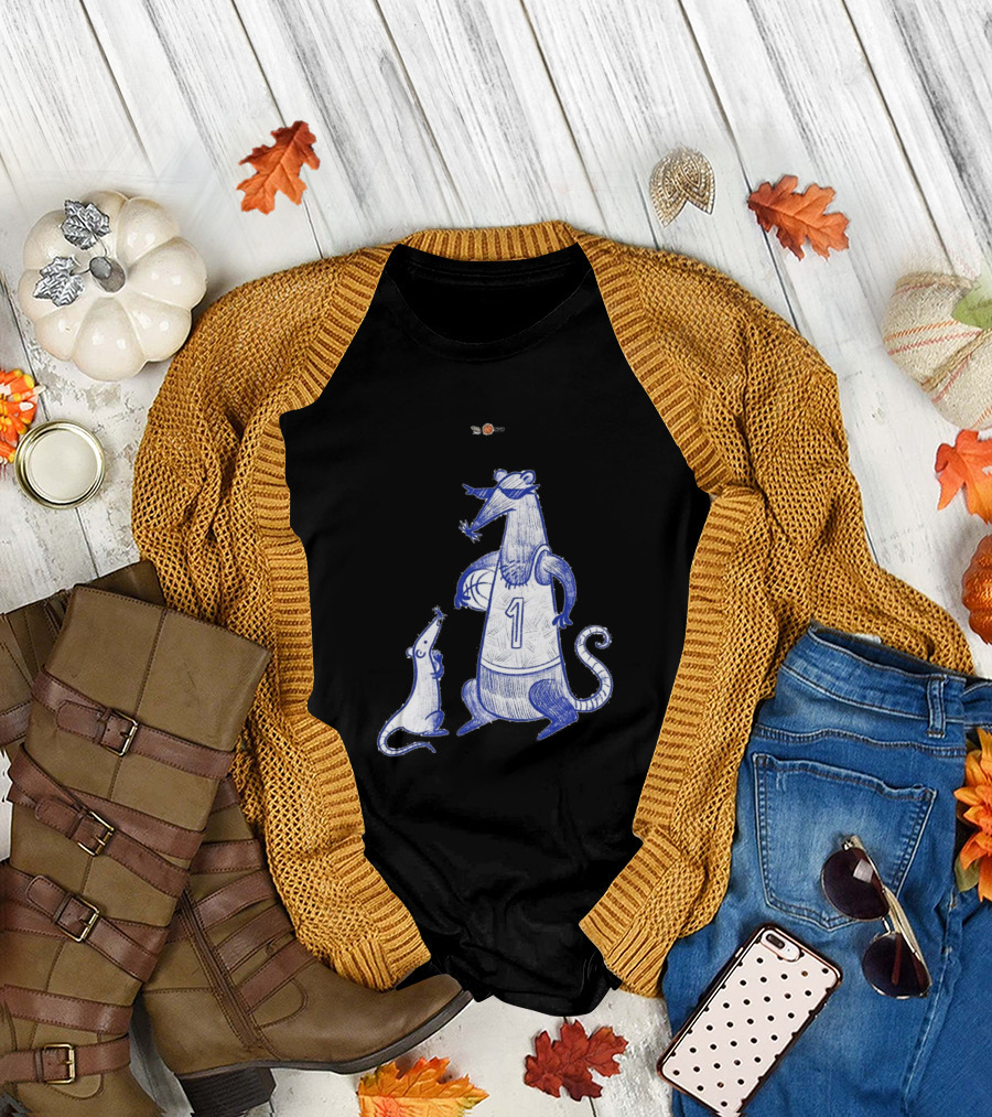Good Exercise For Imagination Rats Playing Basketball T-Shirt