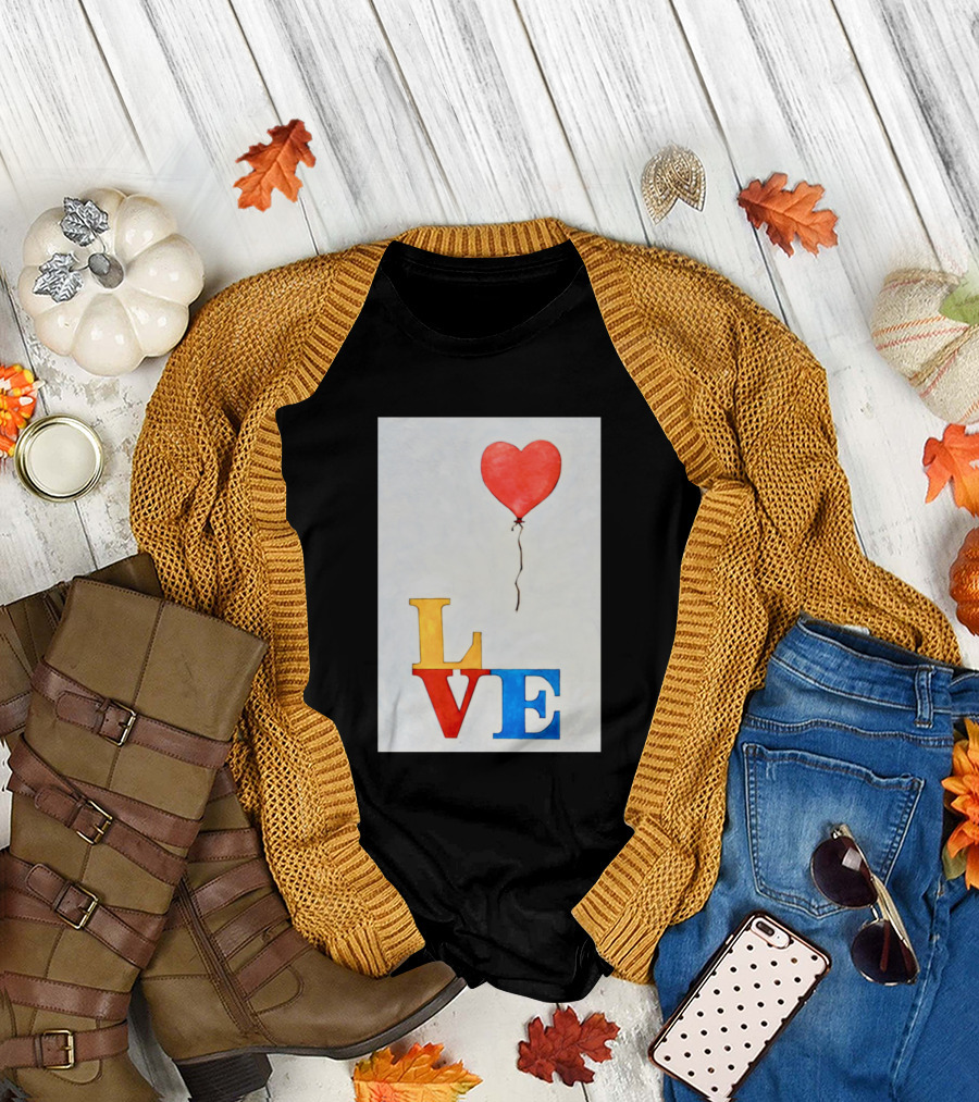 LOVE Balloon Heart Lost T-Shirt