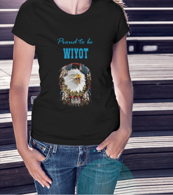 Proud To Be Wiyot Eagle Feathers T-Shirt