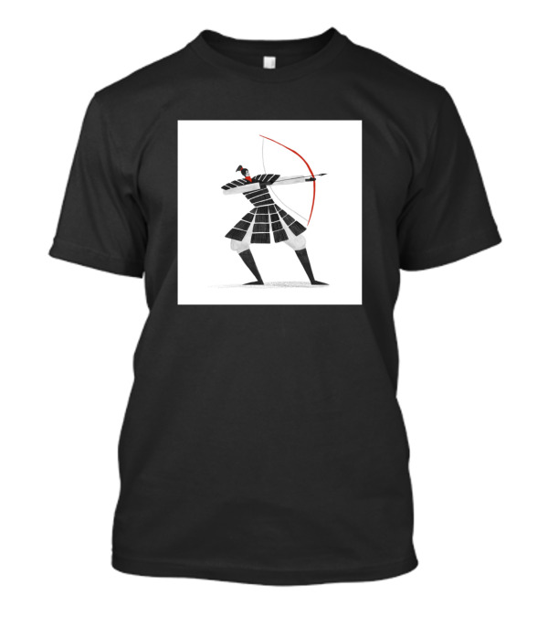 Archer Man Samurai Bow Action T-Shirt