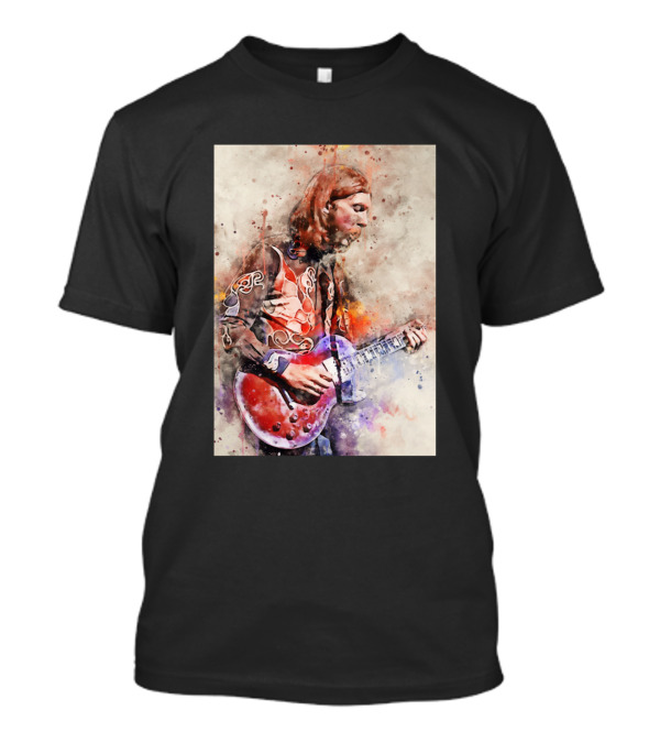 Duane Allman Watercolor Guitarist T-Shirt