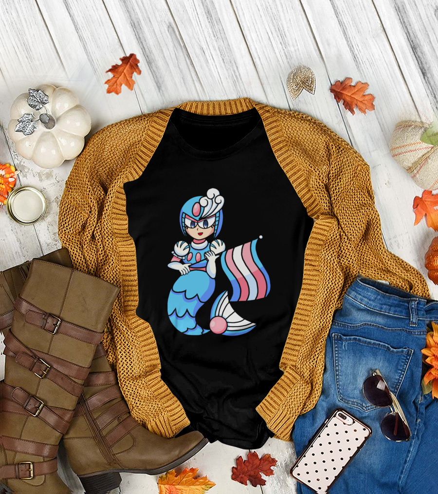 Bi Zero Pride Transgender Mermaid Character T-Shirt