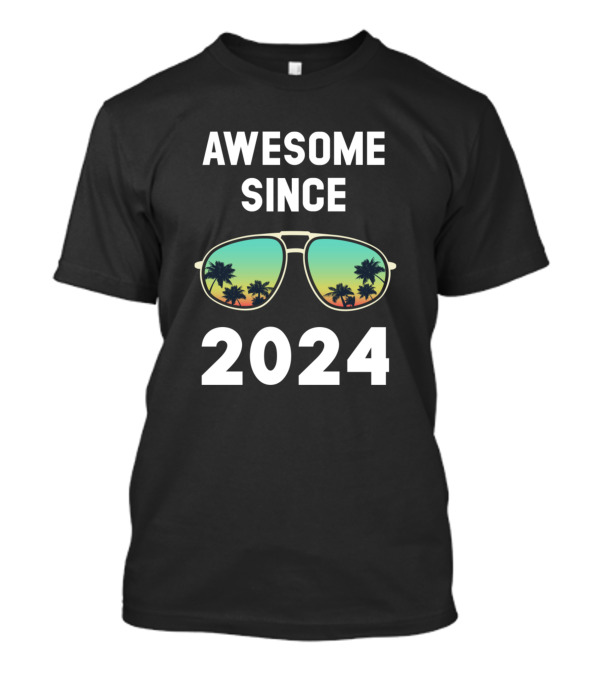 AWESOME SINCE 2024 Eyeglasses T-Shirt