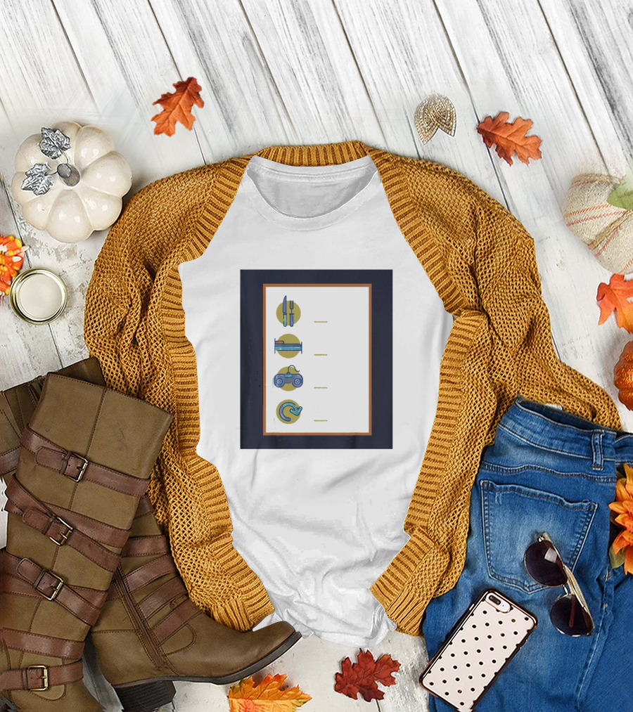 Eat Sleep Play Repeat Meme Fun Icons T-Shirt
