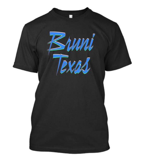 Bruni Texas Retro Script Typography T-Shirt