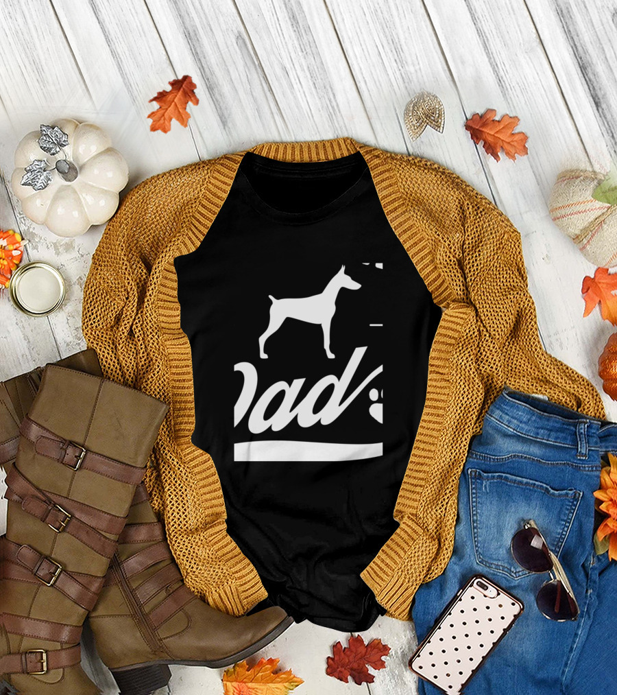 Doberman Dad Dog Owner Lover T-Shirt