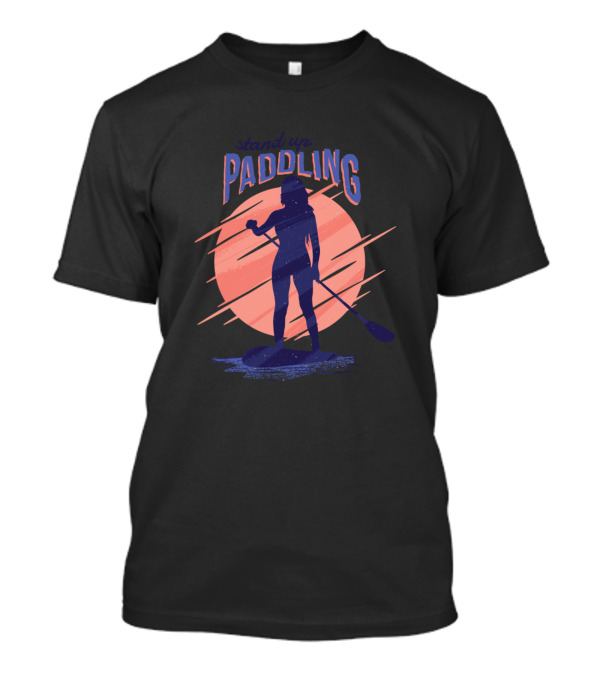 Stand Up Paddling Sunset T-Shirt