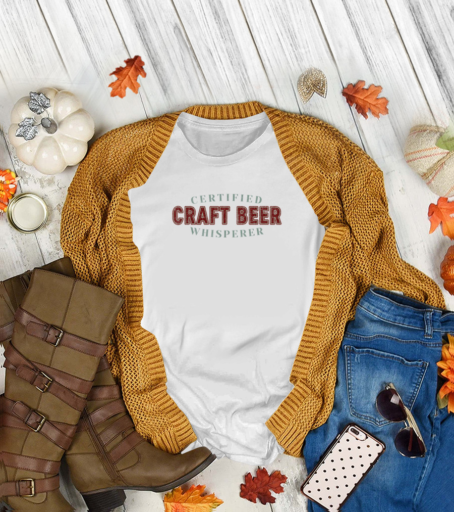Certified Craft Beer Whisperer T-Shirt
