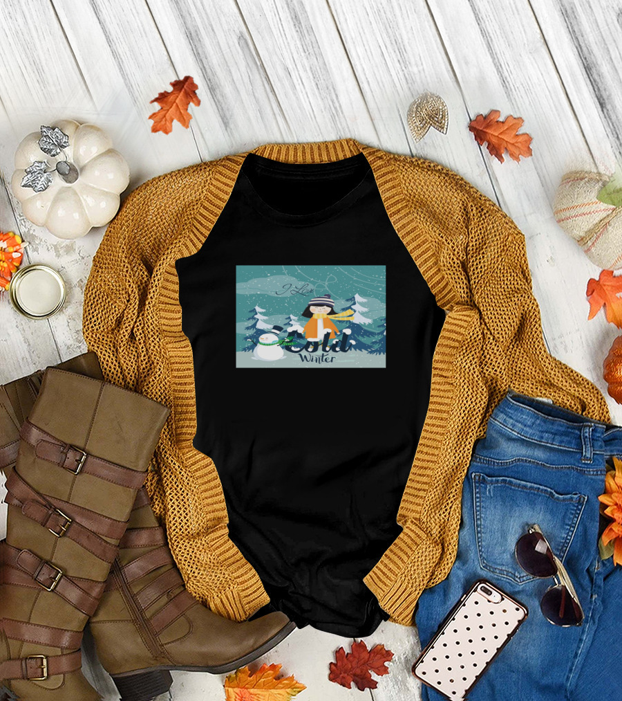 Christmas Mask I Love Cold Winter Holiday Masks For Winter Wash T-Shirt