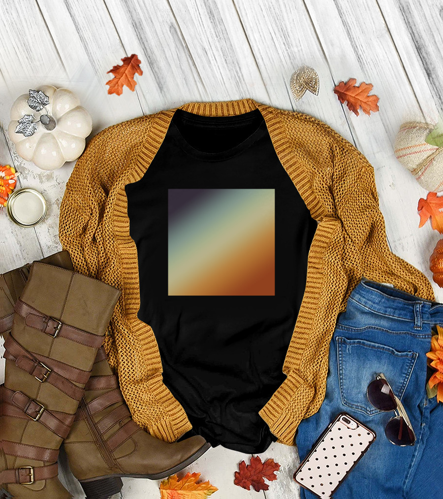 Retro Gradient Vintage Sunset Palette T-Shirt