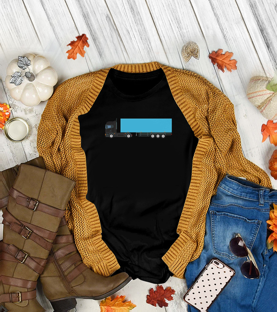 Semi Trailer Truck Transportation Trucks T-Shirt