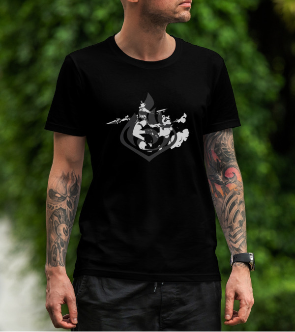 Genshin Impact Xiangling Guoba Sylized T-Shirt