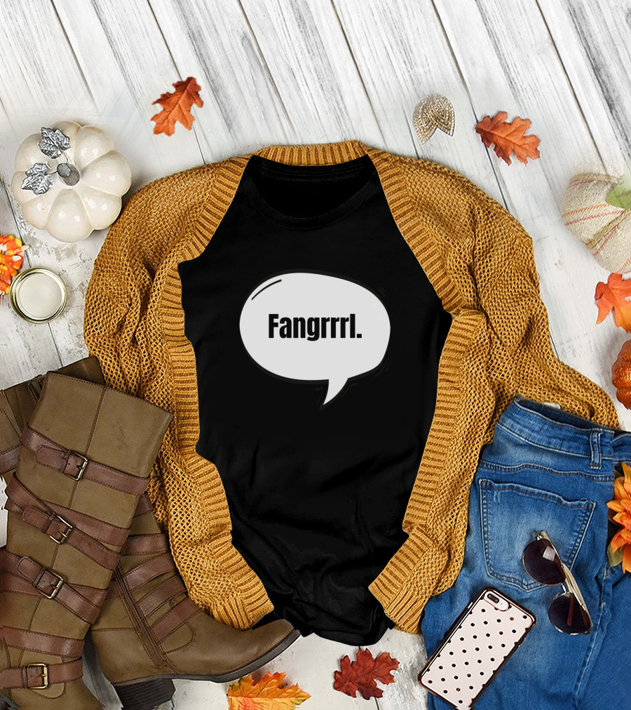 Fangrrrl Speech Bubble Comic T-Shirt
