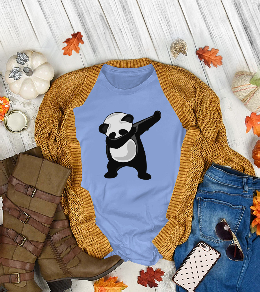 Dabbing Giant Panda Bear Dab Dance T-Shirt