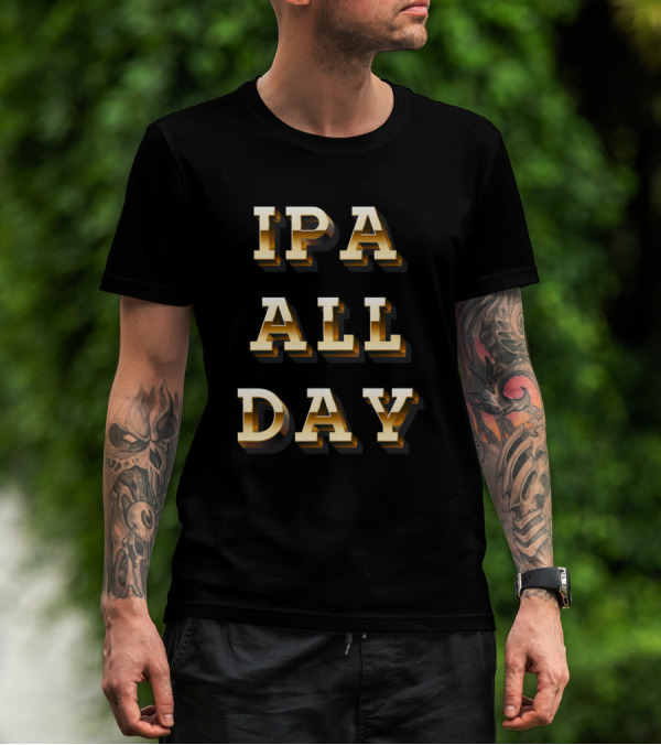 IPA All Day Roll Over Image To Zoom In Mi Popsockets Checkmi T-Shirt