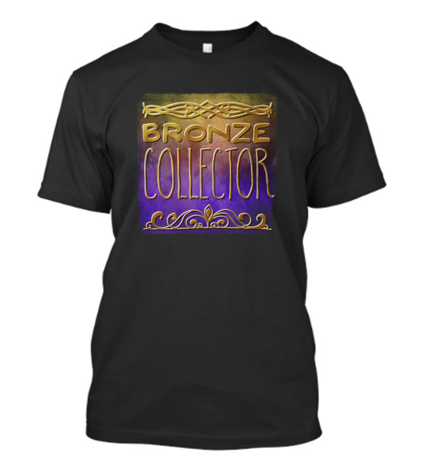 Bronze Collector Ornate Text T-Shirt