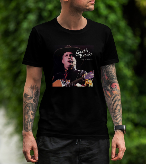 Garth Brooks The Interview Music Legend Icon Country Star T-Shirt