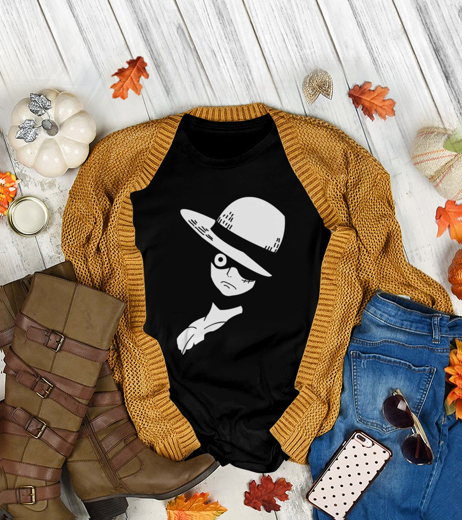 Luffy Straw Hat Pirate Anime Manga T-Shirt