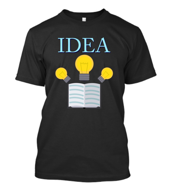 IDEA Light Bulbs Book Concept T-Shirt