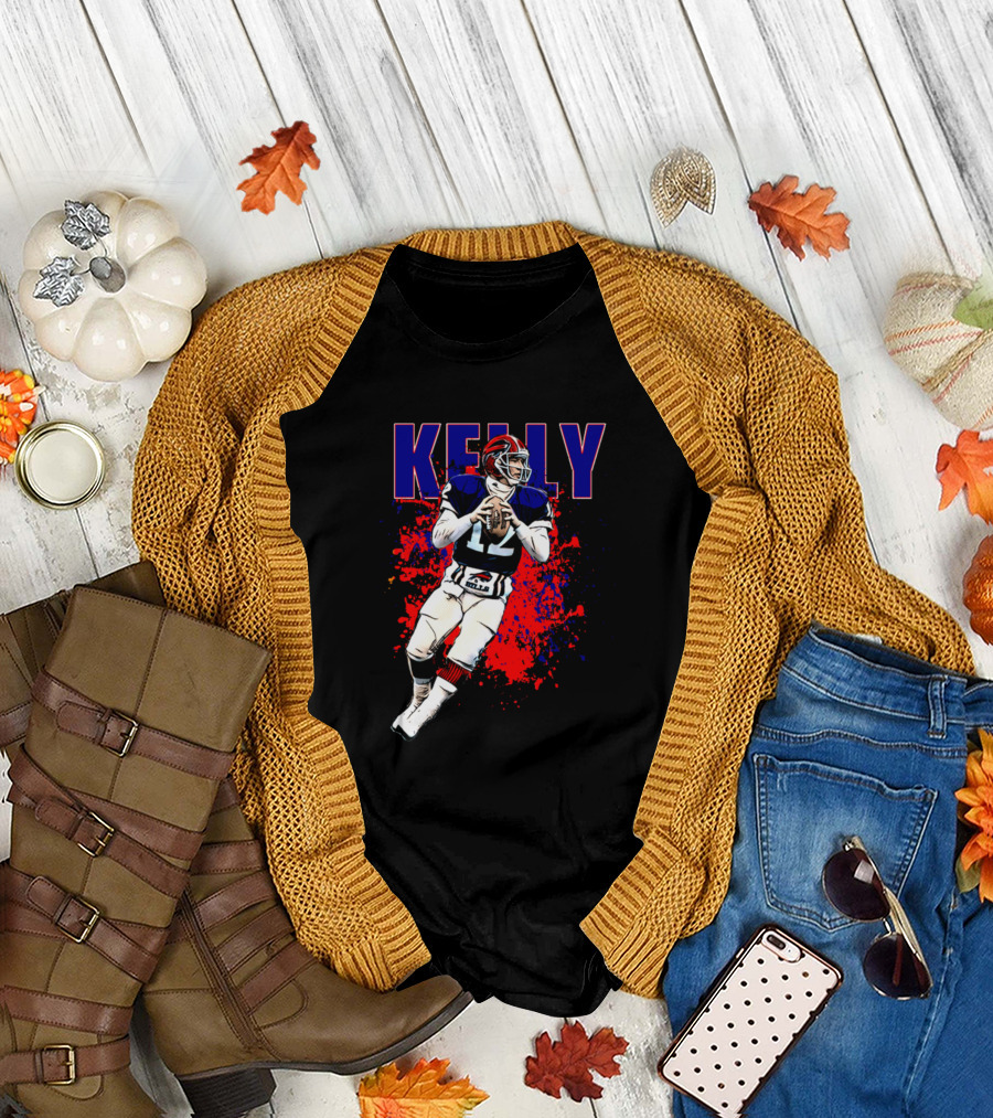 Kelly 12 Football Legend Sports T-Shirt