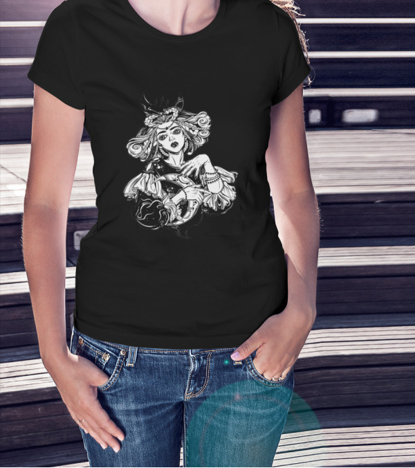 Magic Moon Princess Of The Night With Enchanting Crescent And Celestial Crown T-Shirt