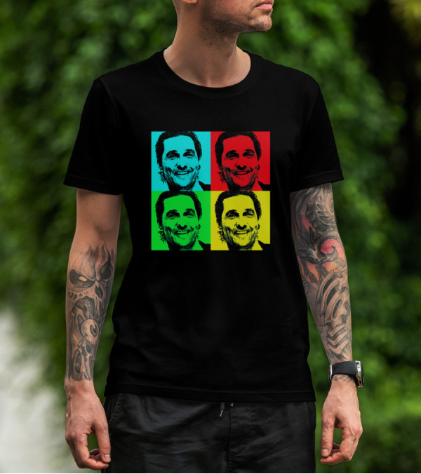 Matthew Mcconaughey Pop Art Style Quad T-Shirt
