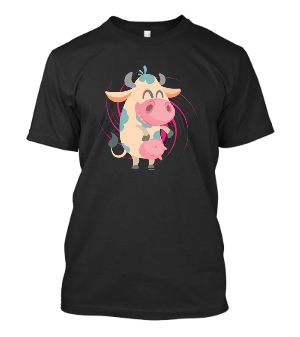 Cows Trends Exercise Movement Flossing Dance T-Shirt