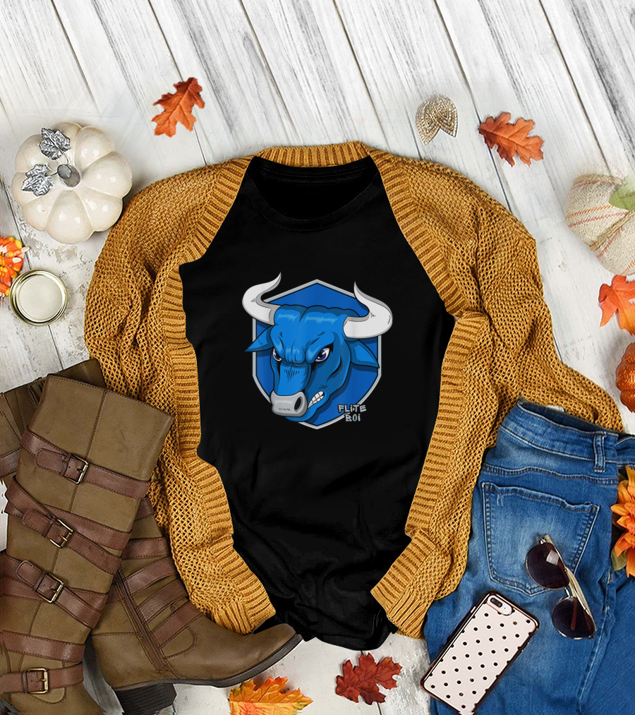 Flite Boi University of Buffalo Bulls Victor Bull T-Shirt