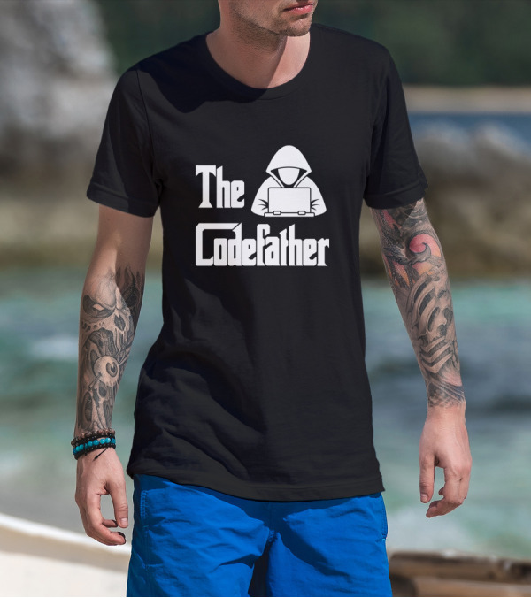 Programmer Coding Hacker The Codefather Hoodie Laptop T-Shirt