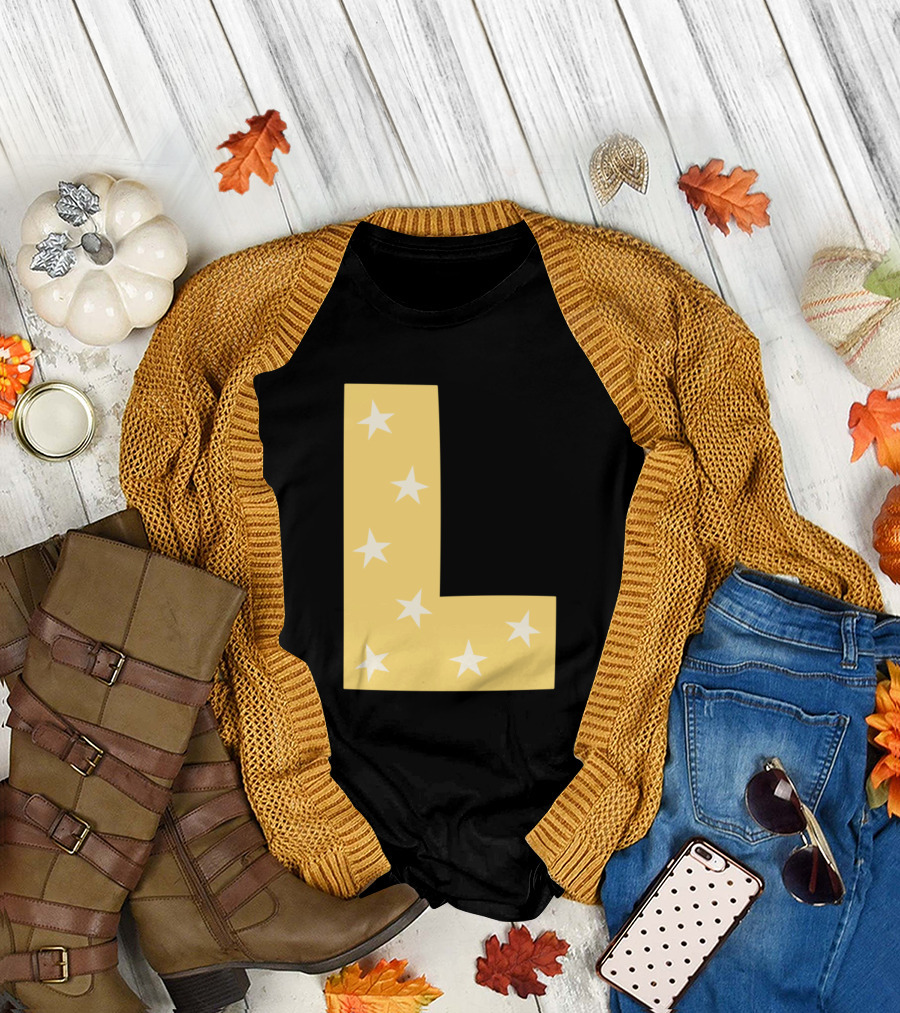 Letter L Star Forest Alphabet T-Shirt