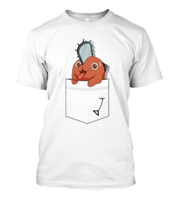Pocket Chainsaw Pochita Plush Companion T-Shirt