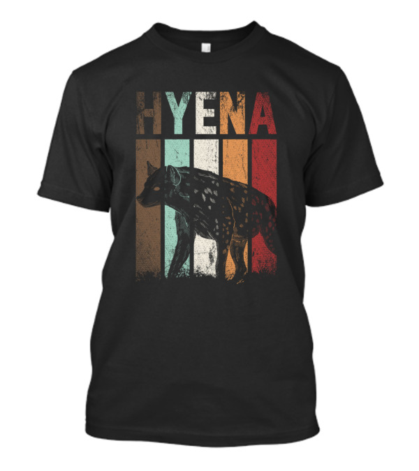 Hyena Hyenas Vintage Stripes T-Shirt