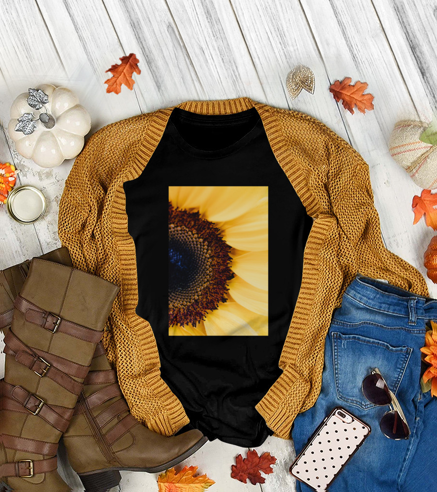 Sunflower Plants Close-Up T-Shirt