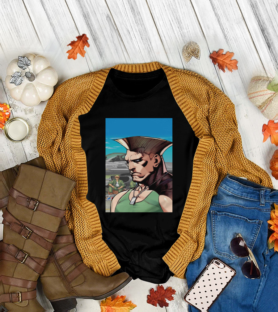 Guile Street Fighter Classic Character T-Shirt
