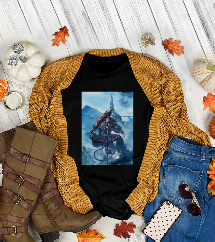 Monkey King Epic Adventure in Mystical Mountains T-Shirt