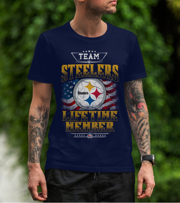 Team Steelers Lifetime Member T-Shirt
