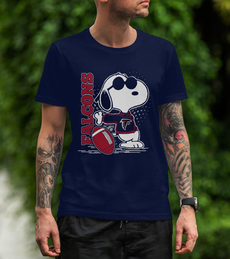 Atlanta Falcons Snoopy Football Falcons T-Shirt