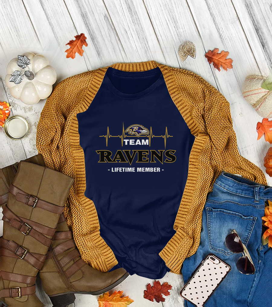 Team Ravens Lifetime Member Baltimore Ravens T-Shirt