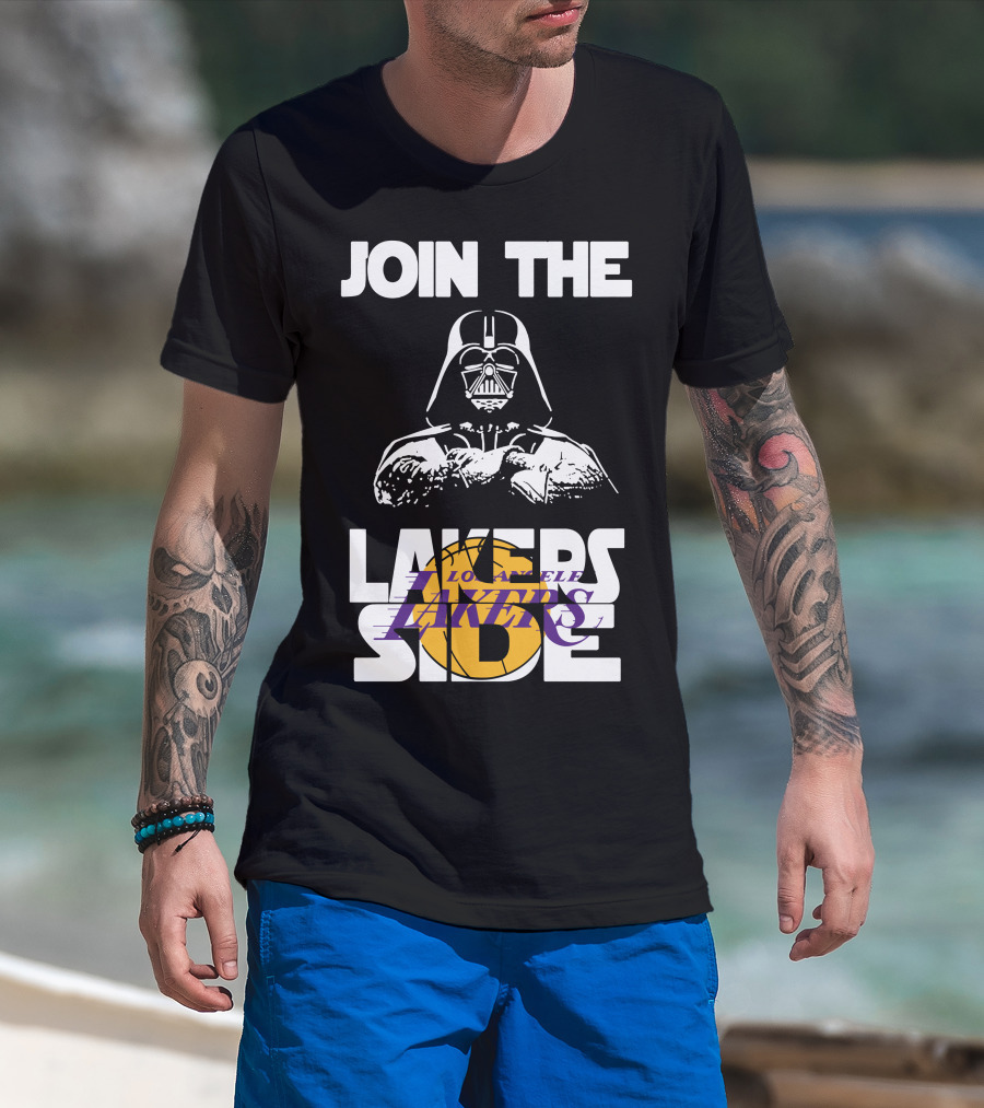 Join The Los Angeles Lakers Side T-Shirt