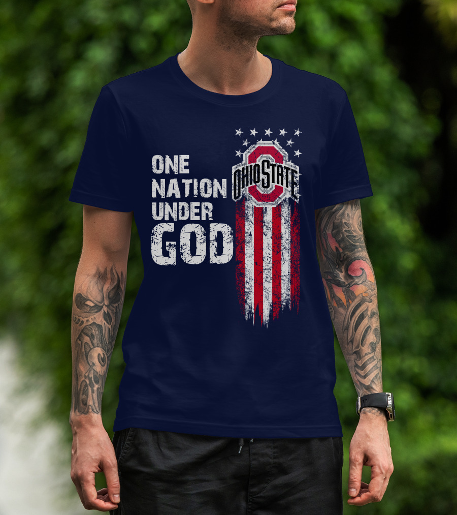 Ohio State Buckeyes One Nation Under God T-Shirt