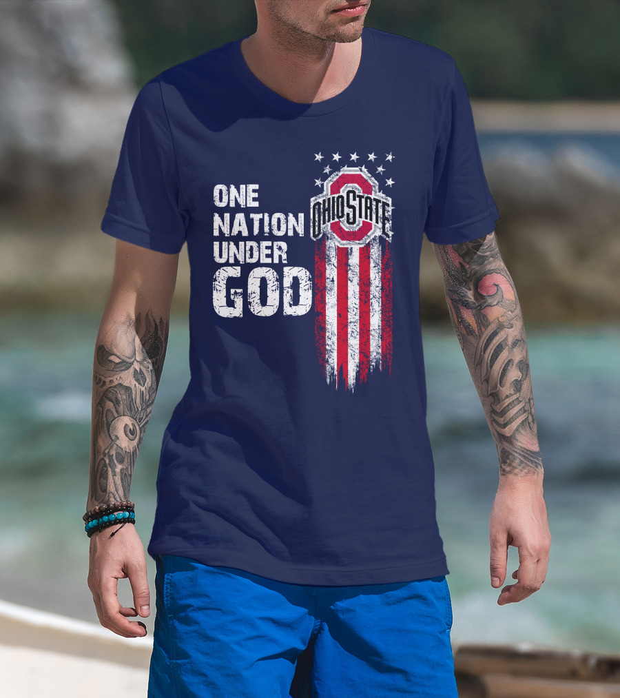 Ohio State Buckeyes One Nation Under God T-Shirt