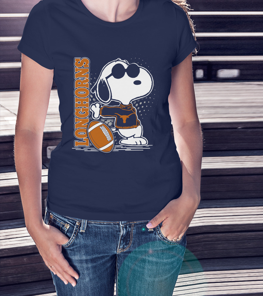 Longhorns Football Snoopy T-Shirt