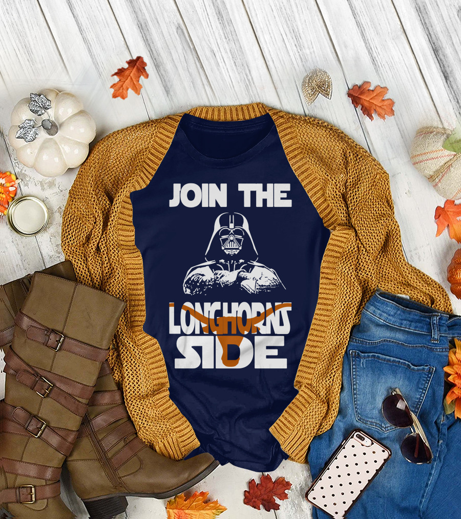 Join The Longhorns Side T-Shirt