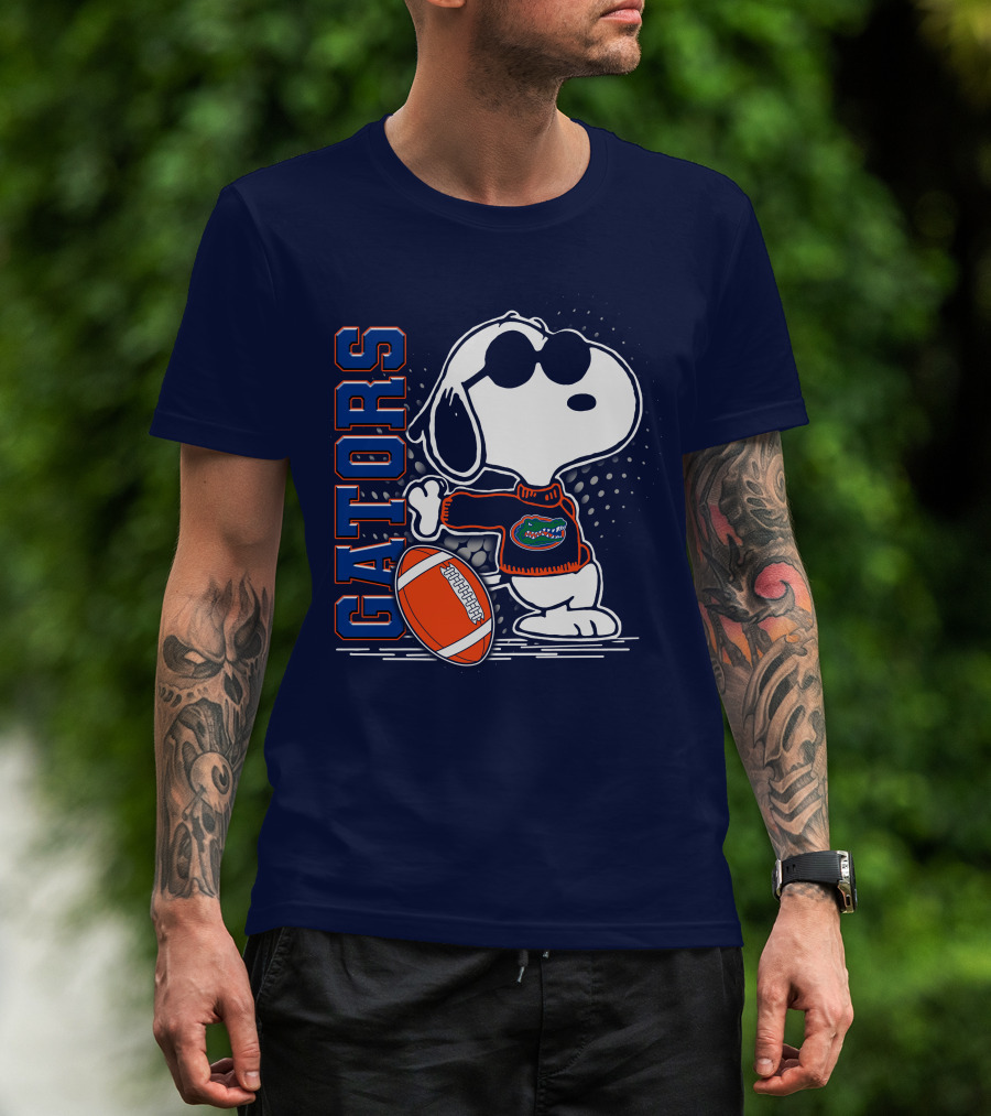Gators Snoopy Football Florida T-Shirt