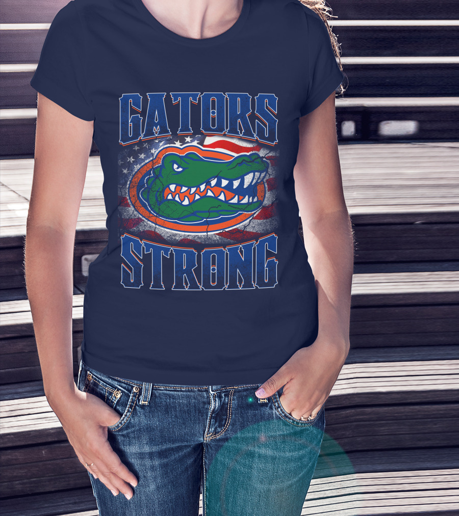 Florida Gators Strong American Flag T-Shirt