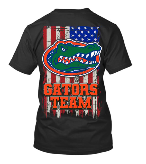 Gators Team Florida American Flag T-Shirt