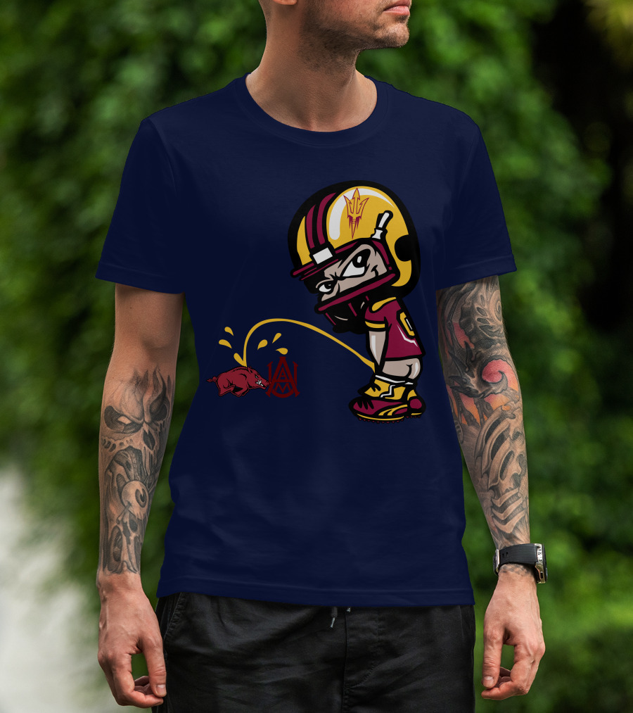 Arizona State Sun Devils Rivalry Game With Arkansas Razorbacks T-Shirt