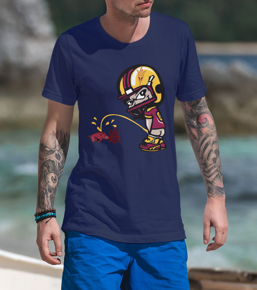Arizona State Sun Devils Rivalry Game With Arkansas Razorbacks T-Shirt